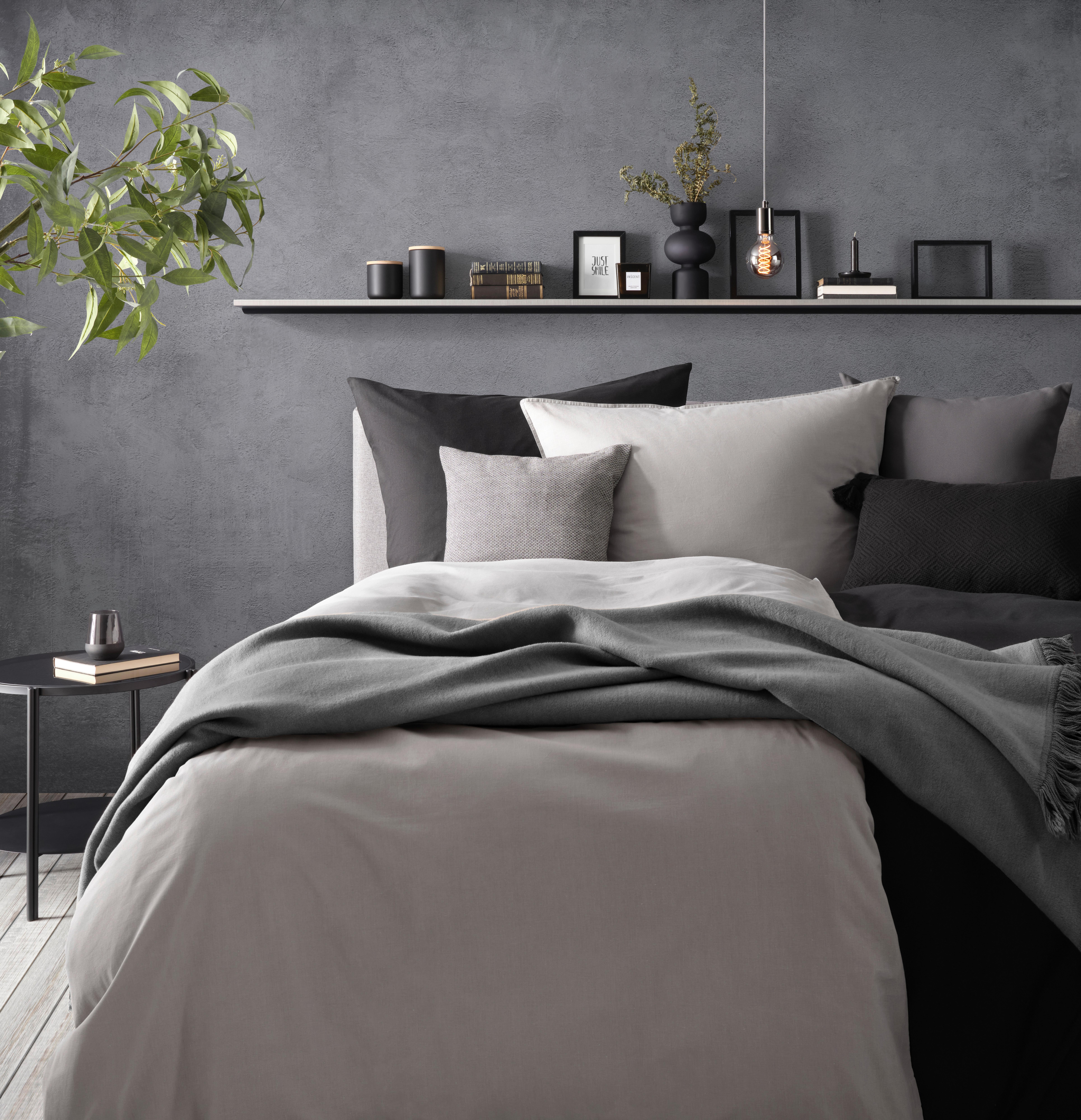 Povlečení Iris, 140/200cm, Černá - černá, Moderní, textil (140/200cm) - Modern Living