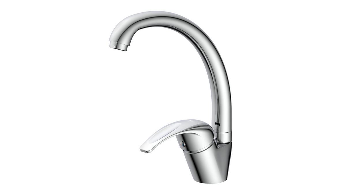 Küchenarmatur Sistant Prag - Chromfarben, Basics, Metall (4,5/24/23cm) - Sistant