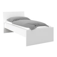 Unit Elements Bettrahmen 90x200 cm Weiß - Weiß, KONVENTIONELL, Holzwerkstoff (120/200cm) - Ondega