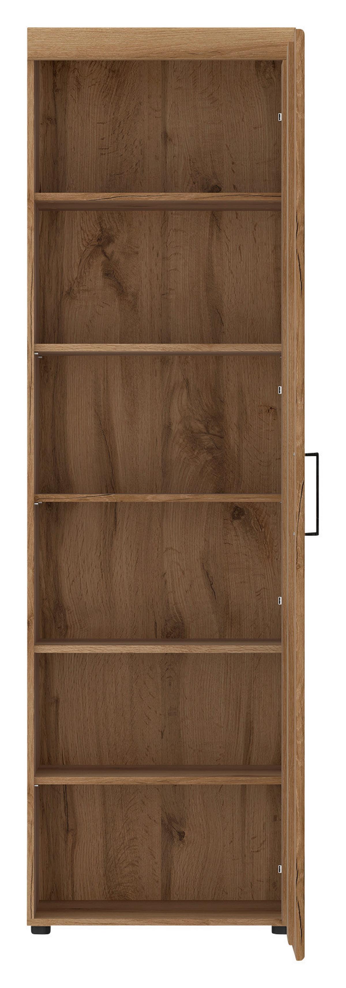 Schrank Cortina Eichefarben Dekor B: 58 cm - Eichefarben, MODERN, Holzwerkstoff (58/195/37,4cm)