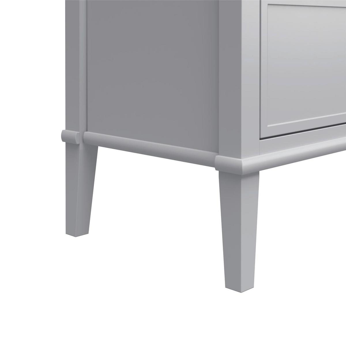 Kommode Franklin Grau B: 141cm - Grau, Design, Holzwerkstoff/Metall (141/85/41cm) - MID.YOU