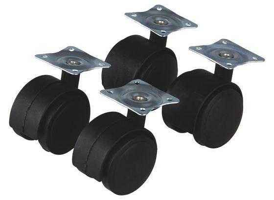 Lenkrollen 4 Stück - KONVENTIONELL, Kunststoff (4cm) Lenkrollen 4 Stück - KONVENTIONELL, Kunststoff (4cm)
