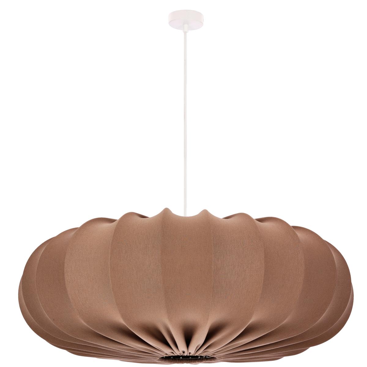 Pendelleuchte 31-39248 Caffe - Weiß/Mokka, KONVENTIONELL, Kunststoff/Metall (66/66/120cm)