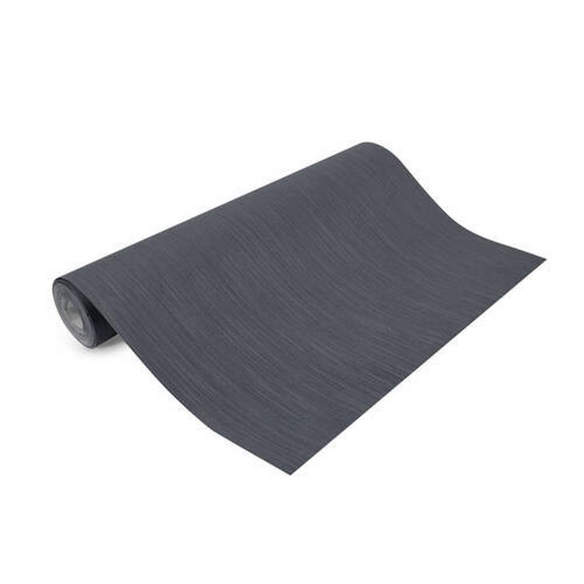 Vliestapete Uni - Anthrazit, Basics, Papier/Textil (53/900cm)
