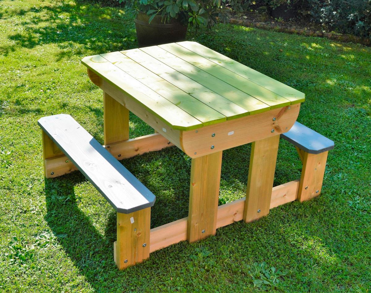 Wasserspieltisch Esel Kiefer, B/H/T: ca. 100x53x80cm - Kieferfarben, KONVENTIONELL, Holz (100/53/80cm)