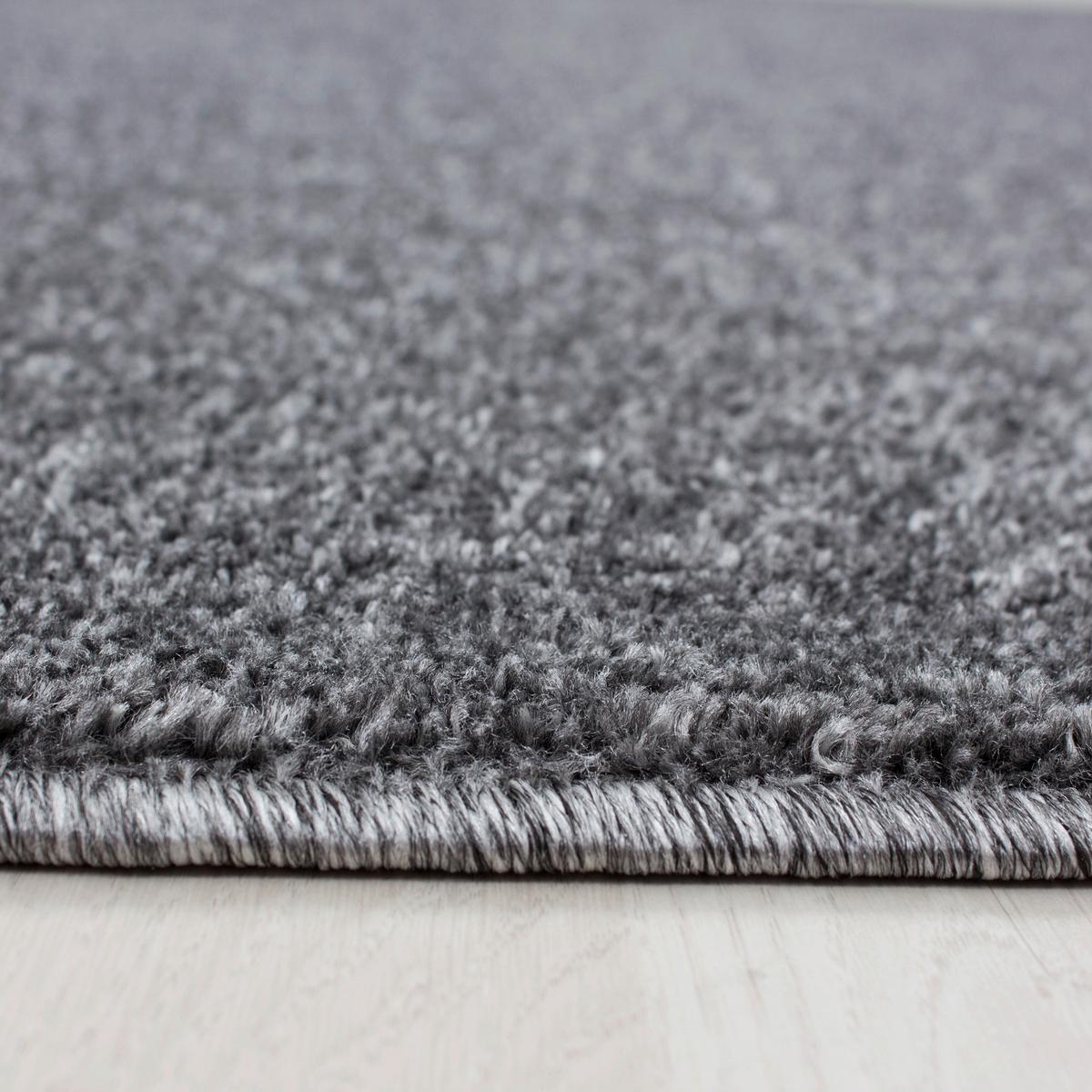 Teppich Läufer Grau Ata 80x250 cm - Grau, KONVENTIONELL, Textil (80/250cm) - Ayyildiz 