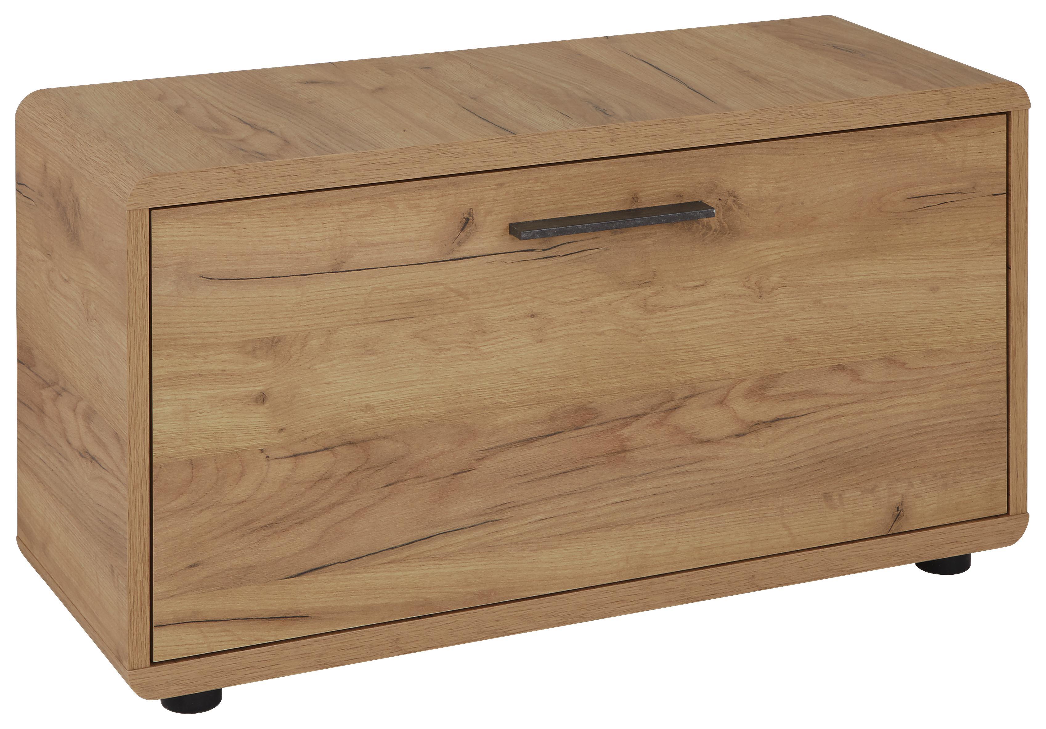 Előszobapad Fontana - Tölgyfa, modern, Faalapú anyag (84/46/32cm)