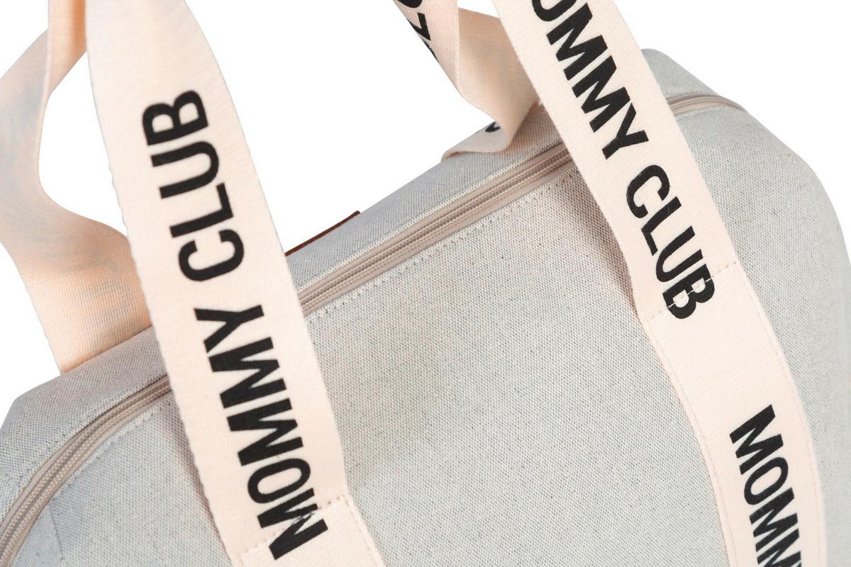 Wickeltasche Mommy Club Creme/Weiß, B: 38 cm - Creme/Weiß, KONVENTIONELL, Kunststoff/Textil (38/21/27cm) - Childhome