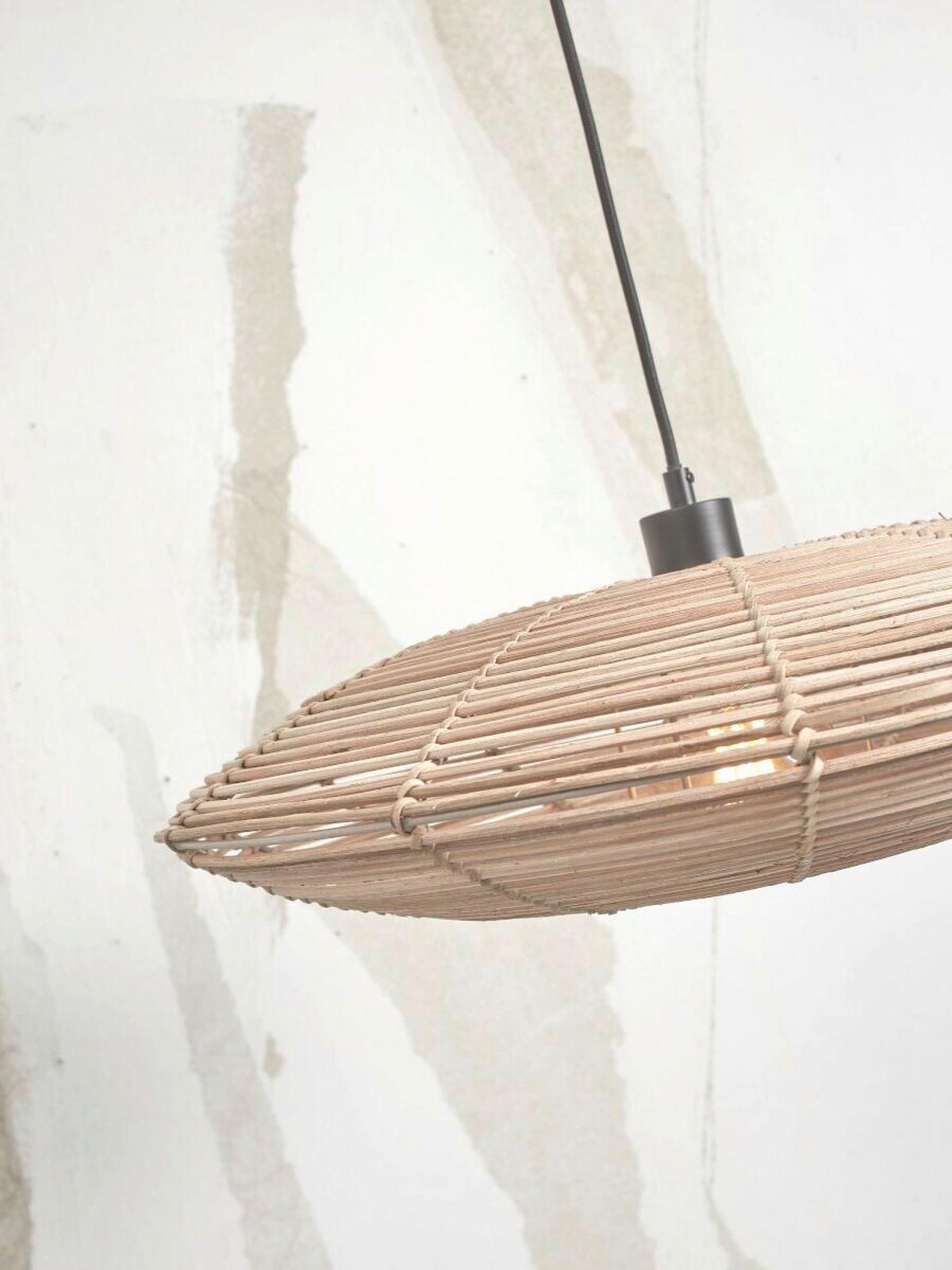 Hängeleuchte Tanami/H/5514/N - Naturfarben, Trend, Holz (55/55/14cm) - Good & Mojo