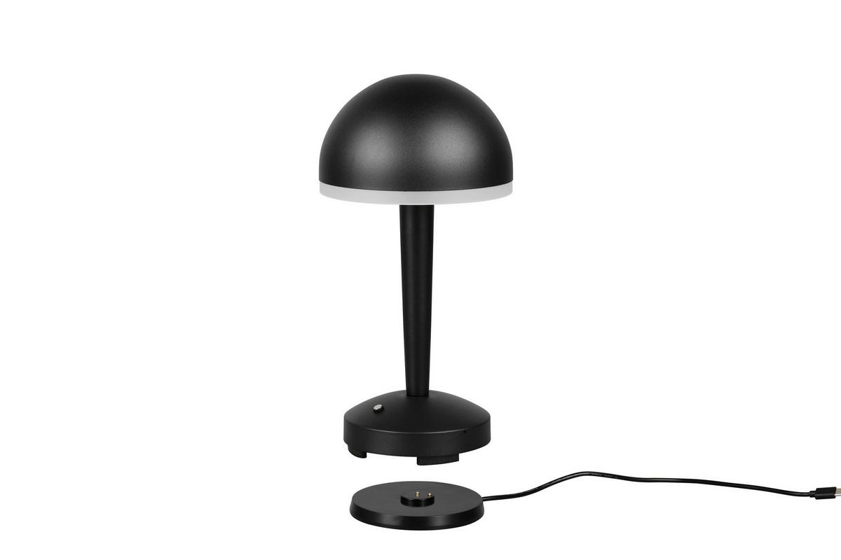 LED-Tischleuchte, Schwarz R54541132 - Schwarz/Weiß, Basics, Kunststoff/Metall (15,4/29,5cm)
