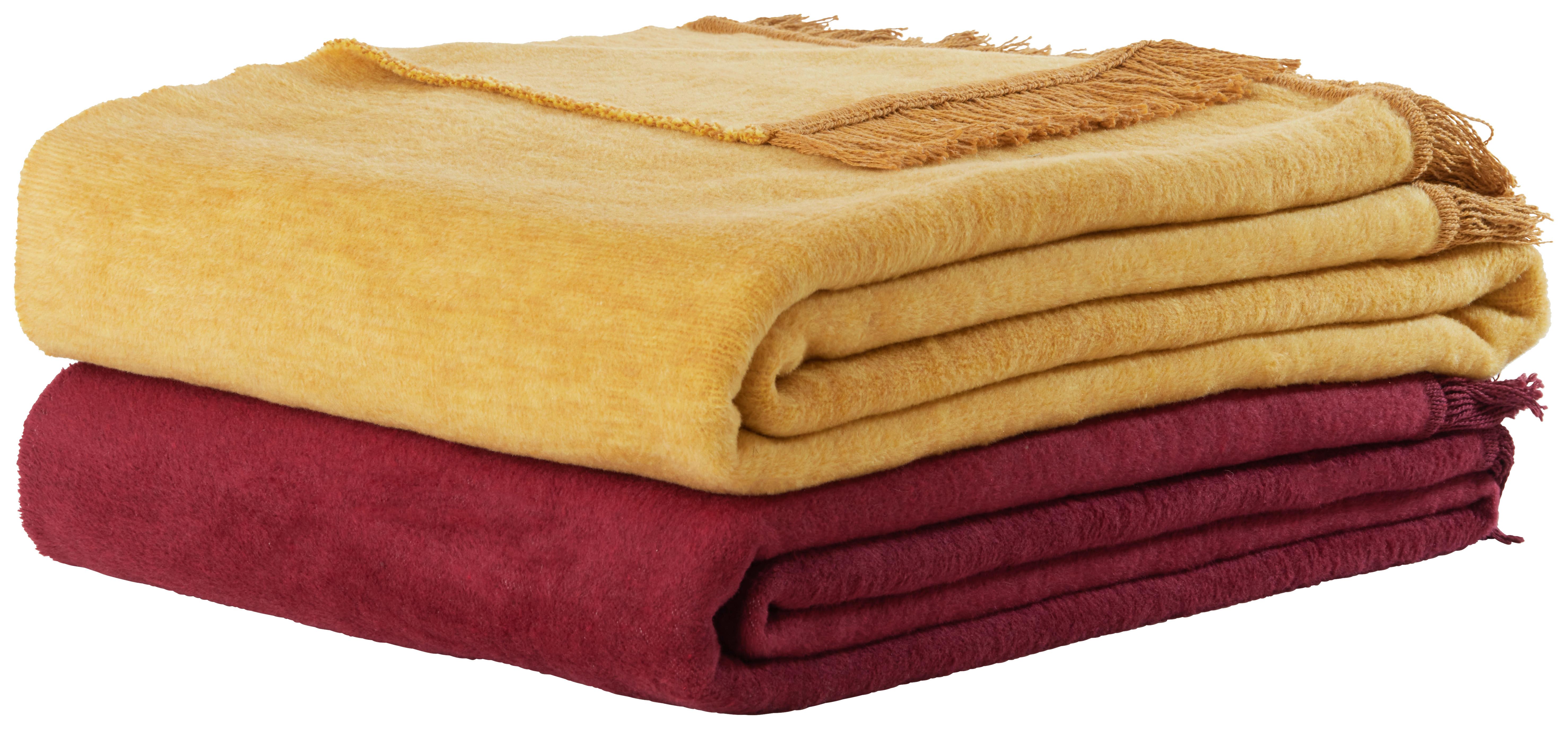 Deka El Sol, 150/200cm, Žlutá - žlutá, textil (150/200cm) - Modern Living