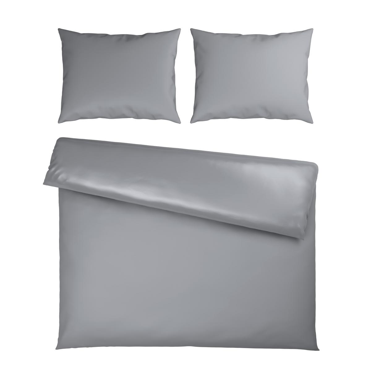 POVLEČENÍ XENIA UNI XXL - barvy stříbra, Moderní, textil (200/220cm) - Premium Living