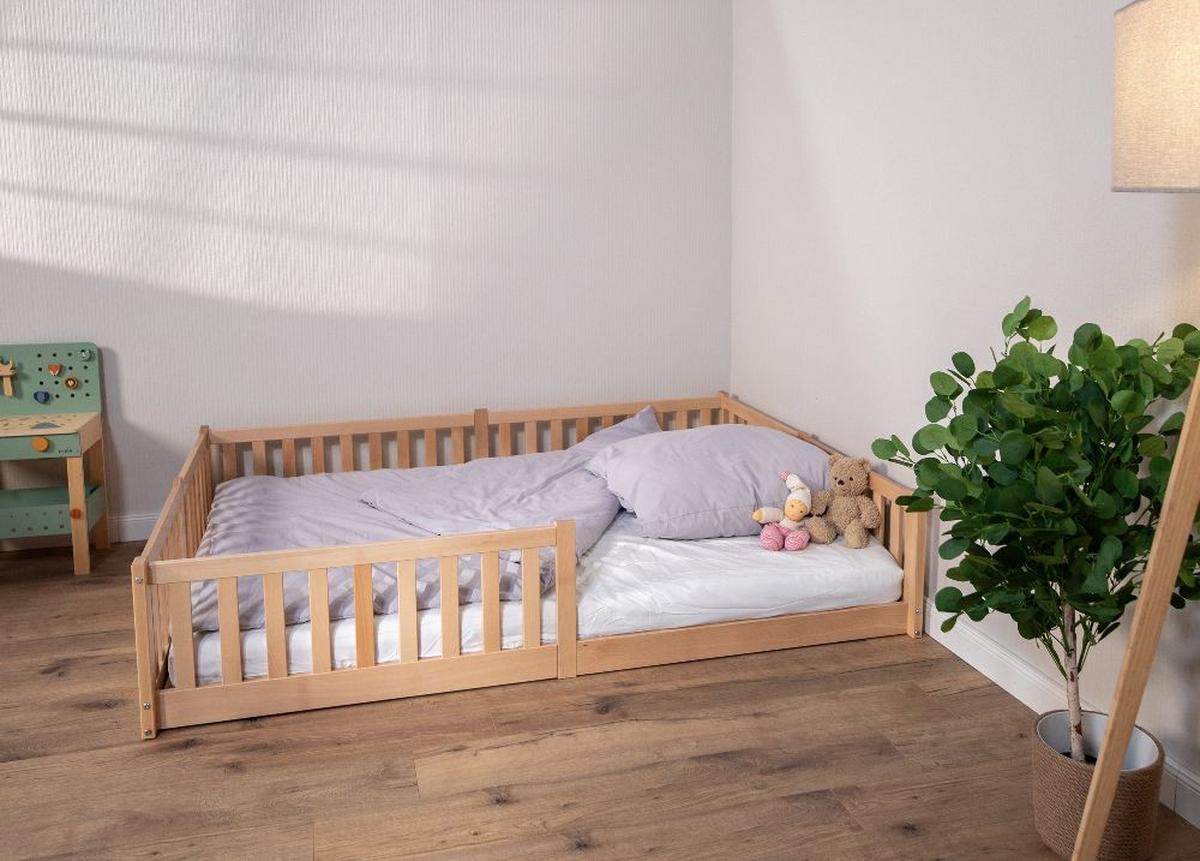 Hausbett Buche, B/h/t: 140x200x161cm - Buchefarben, Basics, Holz (140/200/161cm) - tiSsi