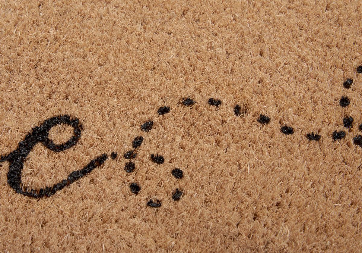 Kokosmatte Mix Mats Bee Welcome 45x75 - Hellbraun/Schwarz, Basics, Naturmaterialien (45/75cm) - Esposa