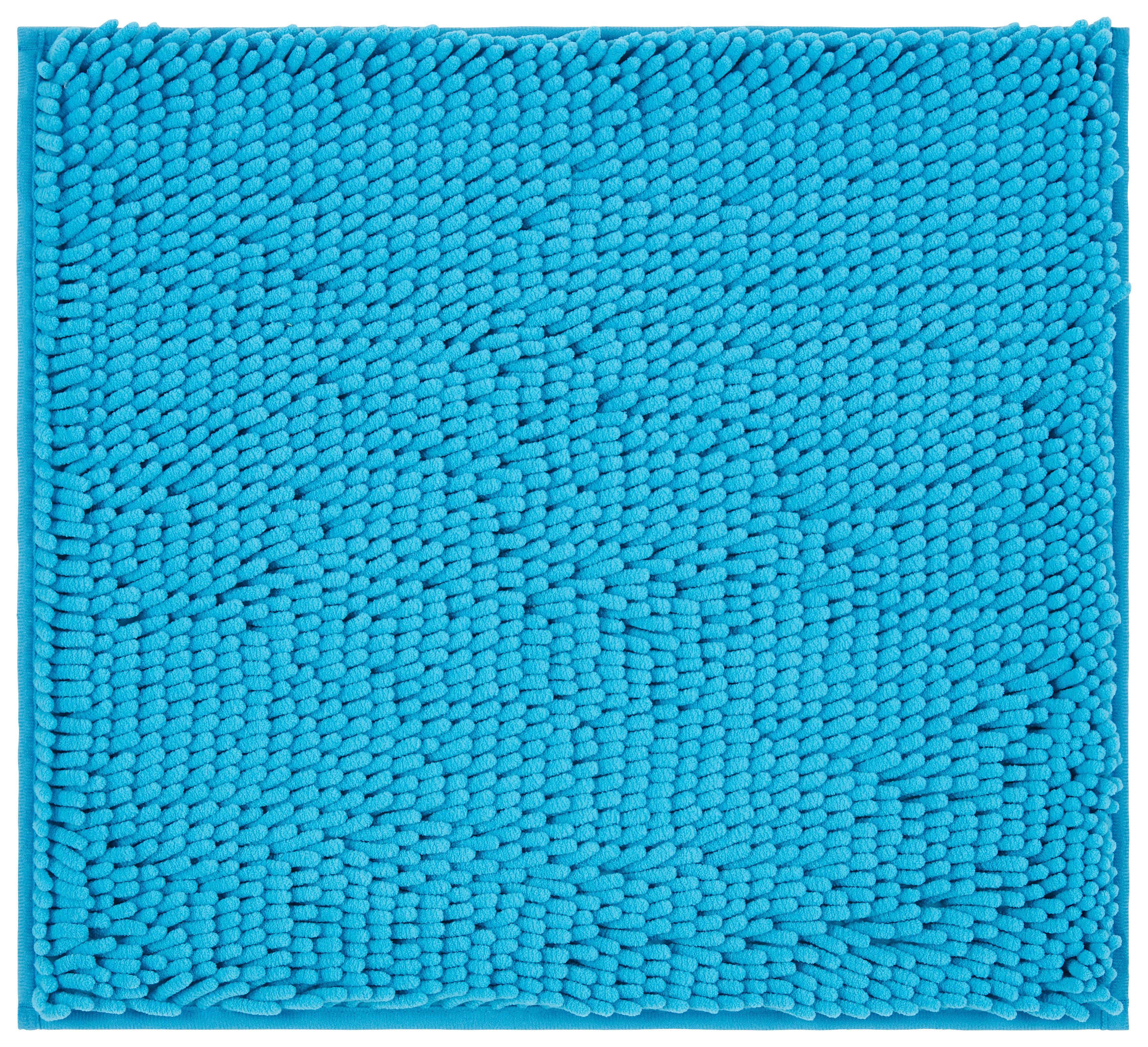 Wc-vorleger Liliane - Türkis, KONVENTIONELL, Kunststoff (45/50cm) - Ondega