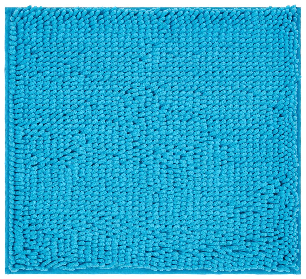 WC-Vorleger Liliane - Türkis, KONVENTIONELL, Kunststoff (45/50cm) - Ondega