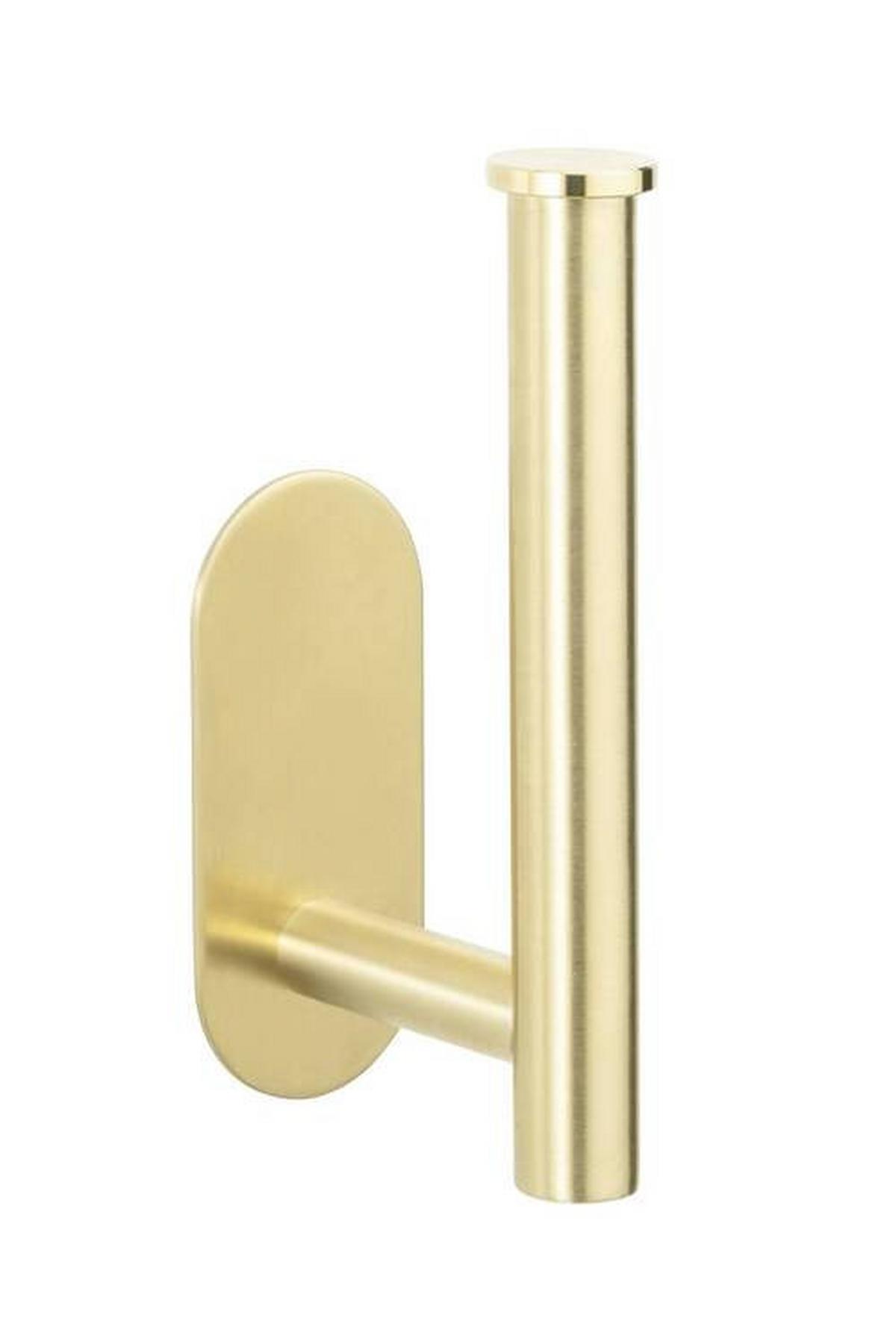 Držiak na toaletný papier TURBO-LOC -SB- - zlatá, Lifestyle, kov (16/4,5/7cm) - Mömax