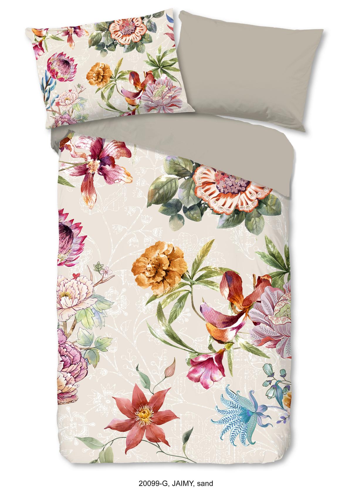 Bettwäsche Jaimy Multicolor 140x200 cm - Multicolor, KONVENTIONELL, Textil (140/200cm)