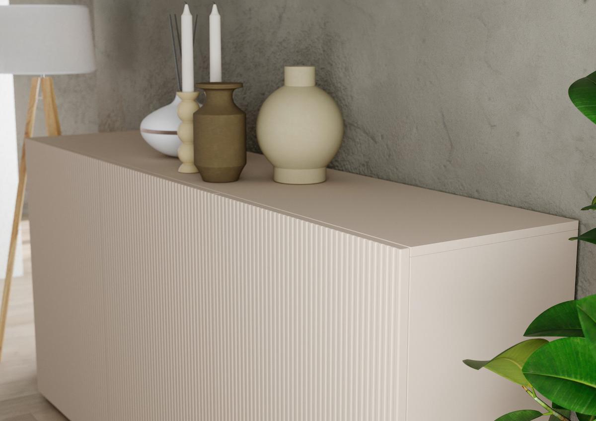 Sideboard Rio Kaschmir B: 181 Cm - Kaschmir, Design, Holzwerkstoff (181/84/42cm) - MID.YOU