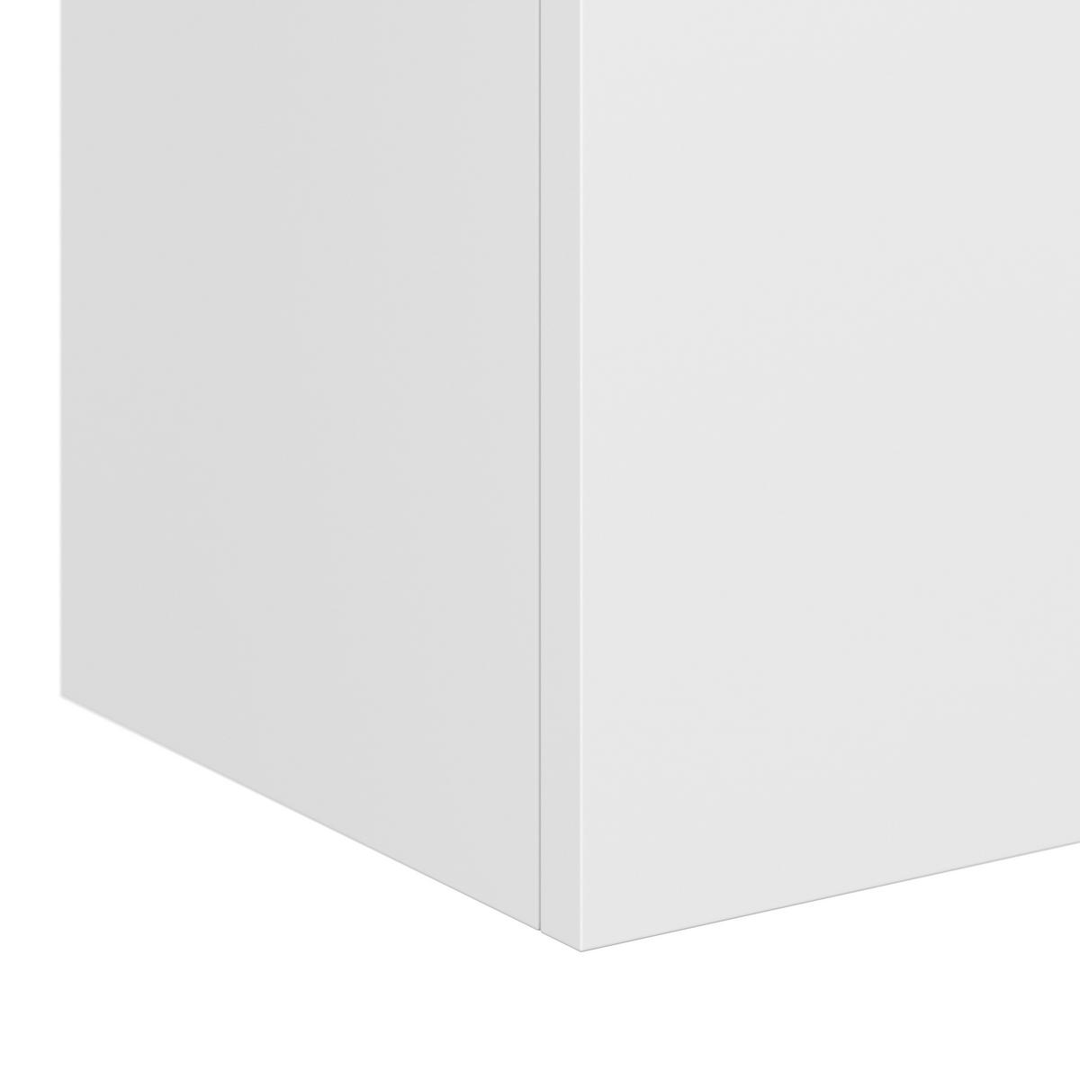 Unterschrank Marbella B: 40 cm Weiß/Eiche Dekor - Weiß, MODERN, Holzwerkstoff (40/81,2/35cm)