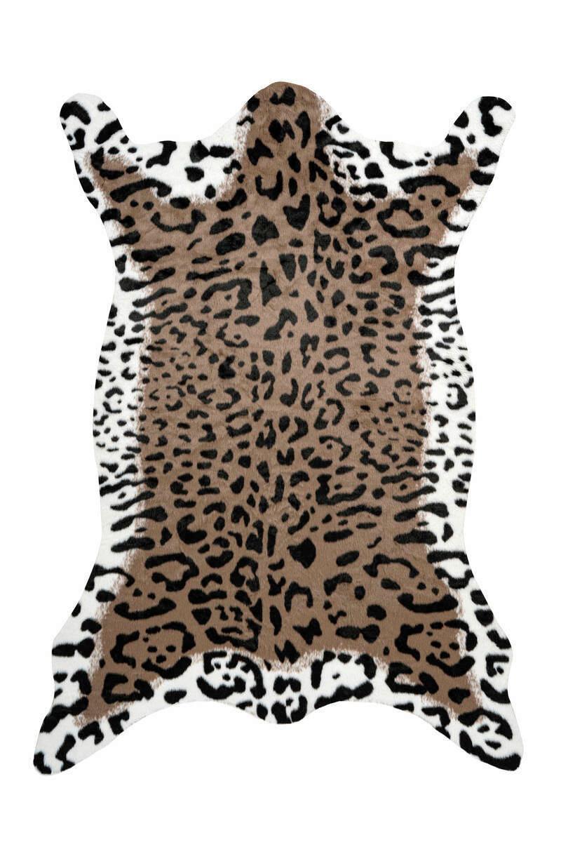 Kunstfell Desert Schwarz/Braun 160x230 cm