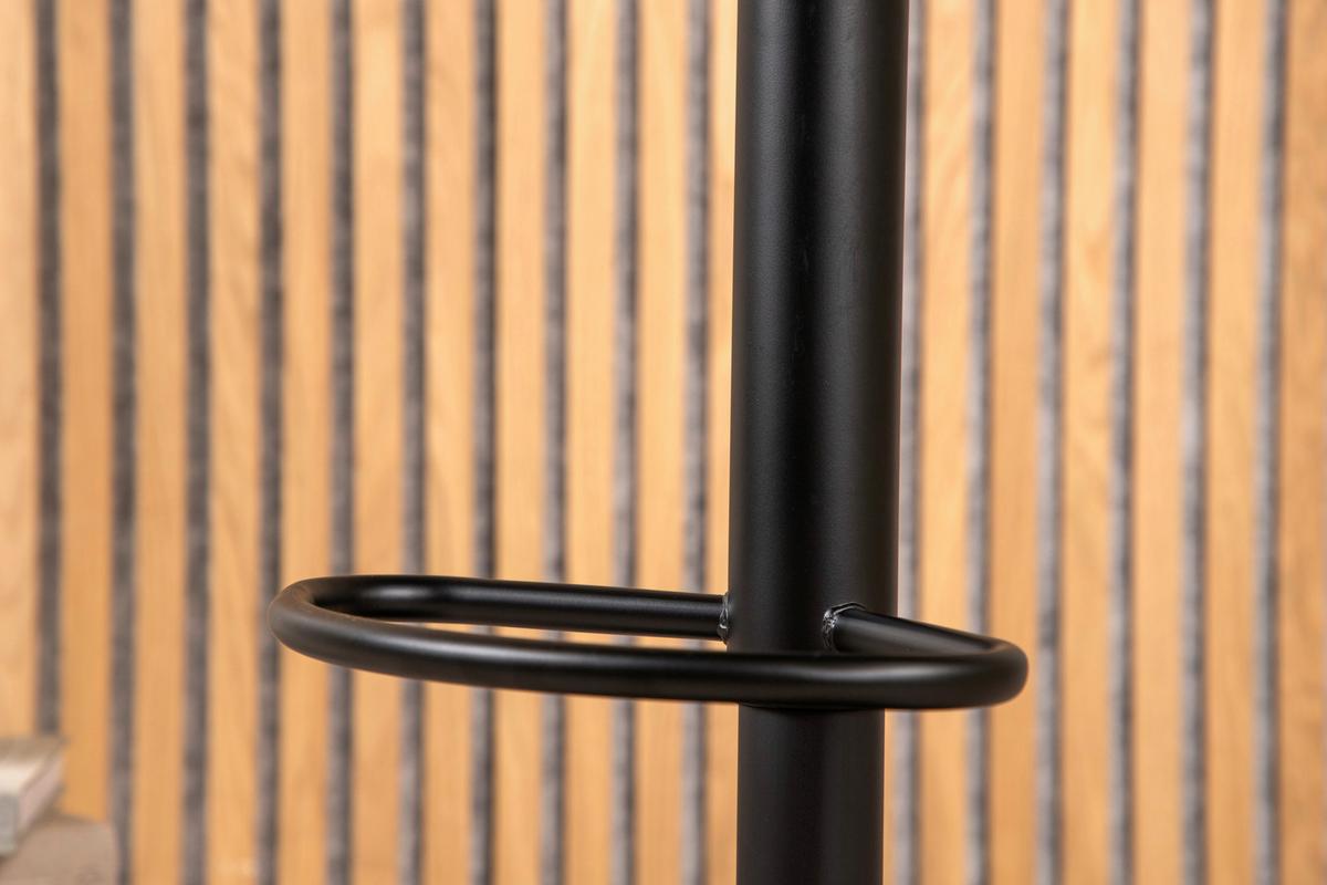 Barhocker-Set Adesto - Schwarz, Design, Kunststoff/Metall (40/69/38cm) - Livetastic