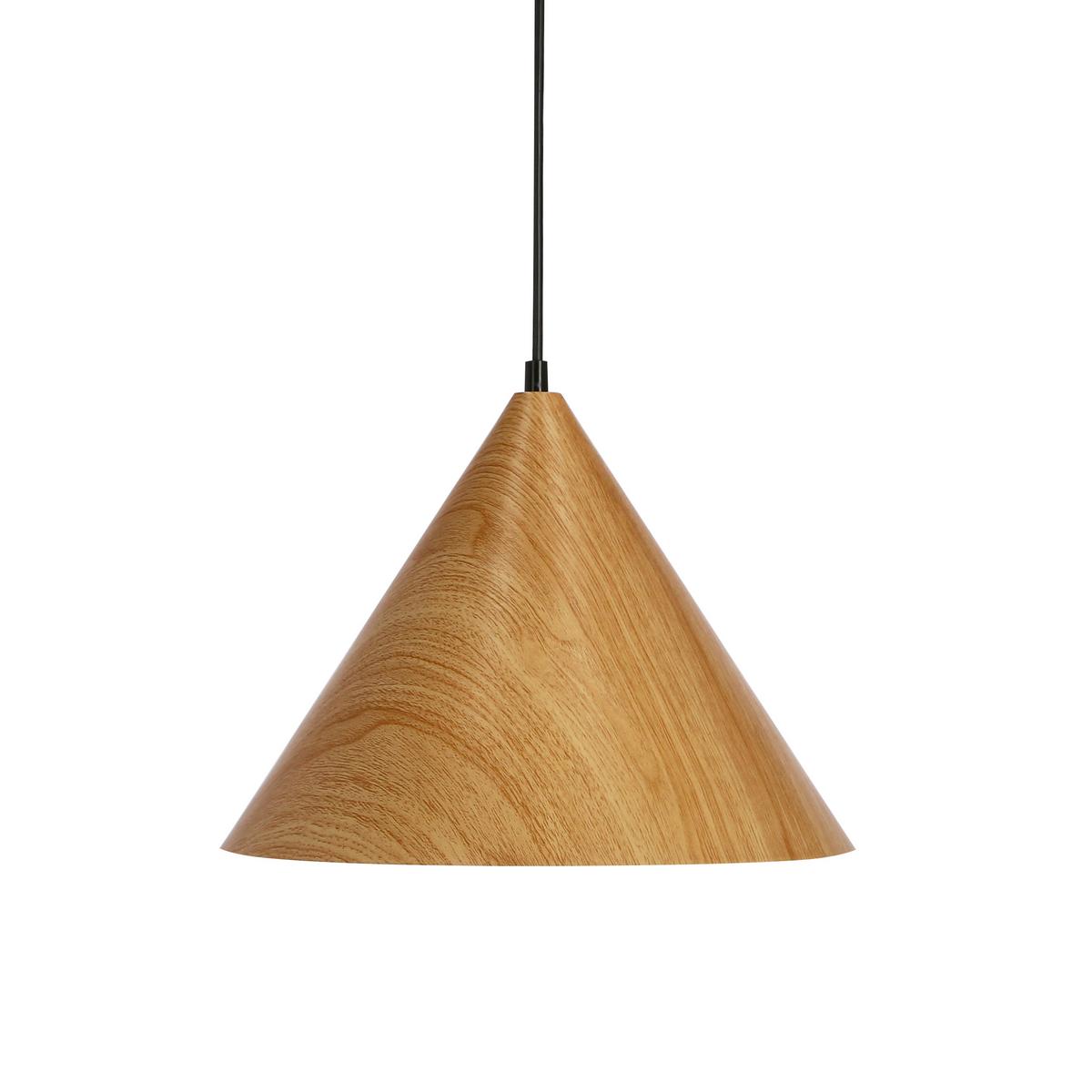 Hängeleuchte 31-23421 Dunca - Honigeiche/Schwarz, Basics, Metall (32/32/115cm)