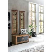 Garderobe Dielen Multicolor/Naturfarben B: 85cm - Multicolor/Naturfarben, Design, Holz (85/155/40cm) - MID.YOU