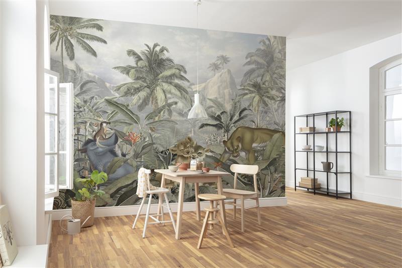 Fototapete Lion King Hills - Multicolor, Trend, Papier (300/280cm)