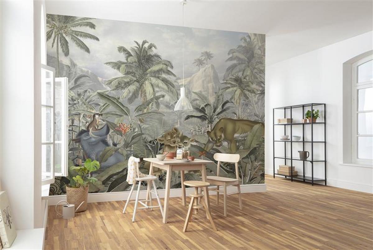 Fototapete Lion King Hills - Multicolor, Trend, Papier (300/280cm)