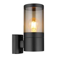 VENKOVNÍ NÁSTĚNNÉ SVÍTIDLO XELOO - černá, Basics, kov/plast (10.2/15.5/24cm) - Globo