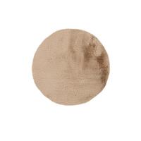 HOCHFLORTEPPICH Rabbit Beige, D: 100 cm - Beige, KONVENTIONELL (100cm) - Kayoom