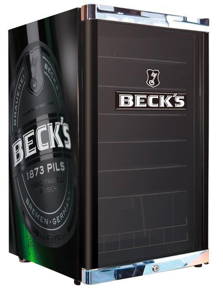 Kühlschrank Cool Cube Schwarz 115 L freistehend - Schwarz, Basics, Metall (54/84,5/54,8cm)
