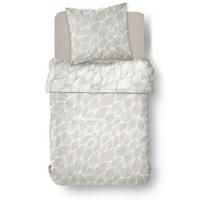 POSTEĽNÁ BIELIZEŇ ANDREA - sivobéžová, textil (140/200cm)