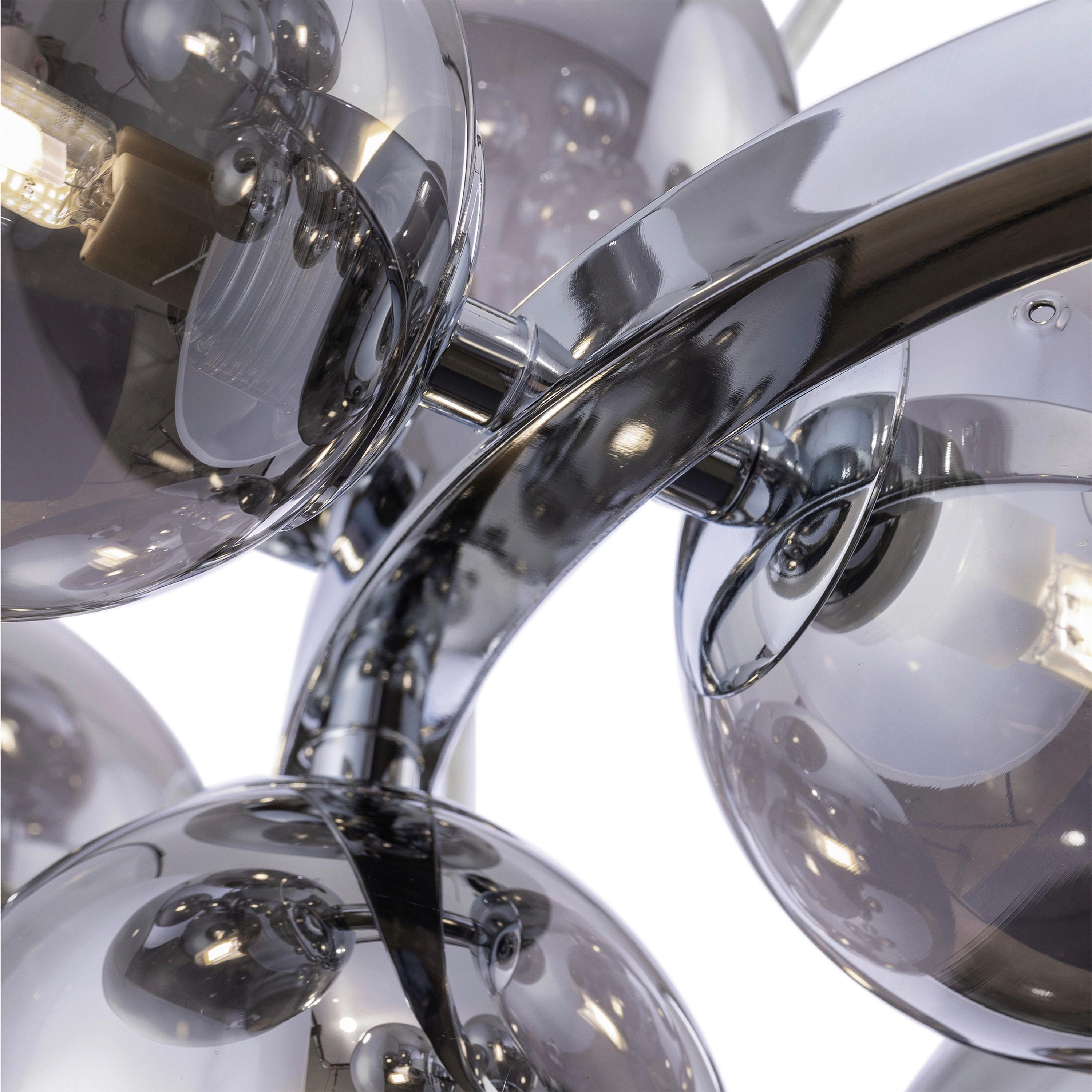 Pendelleuchte Dallas - Chromfarben, Trend, Glas/Metall (69/23,8/69cm) - MAYTONI