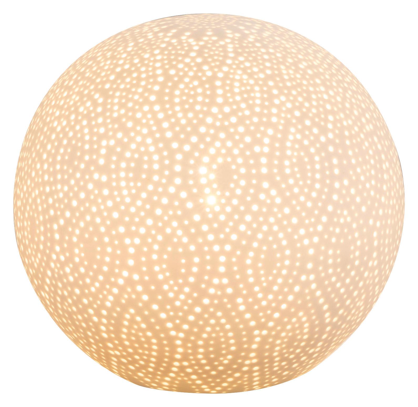 Tischleuchte 22801 - Weiß, LIFESTYLE, Keramik (21/18cm) - Globo