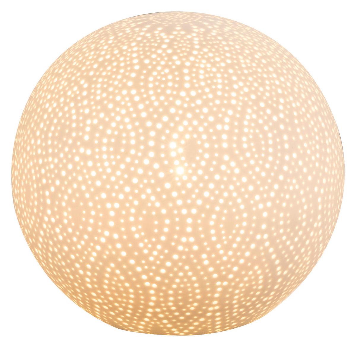 Tischleuchte 22801 - Weiß, LIFESTYLE, Keramik (21/18cm) - Globo