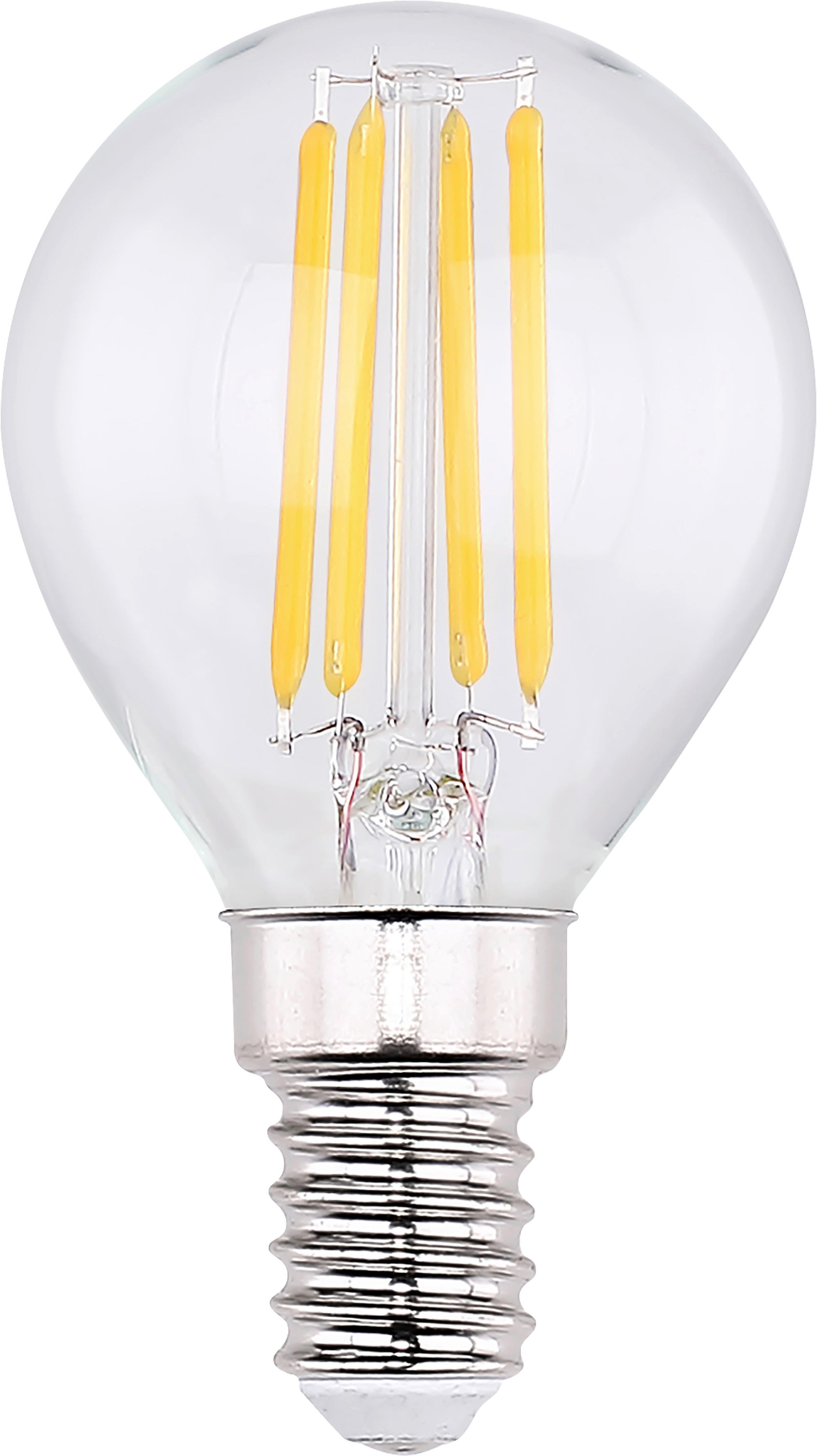 LED žárovka 10589-3 max. 4 Watt - čiré, sklo (4,5/7,8cm) - Mömax