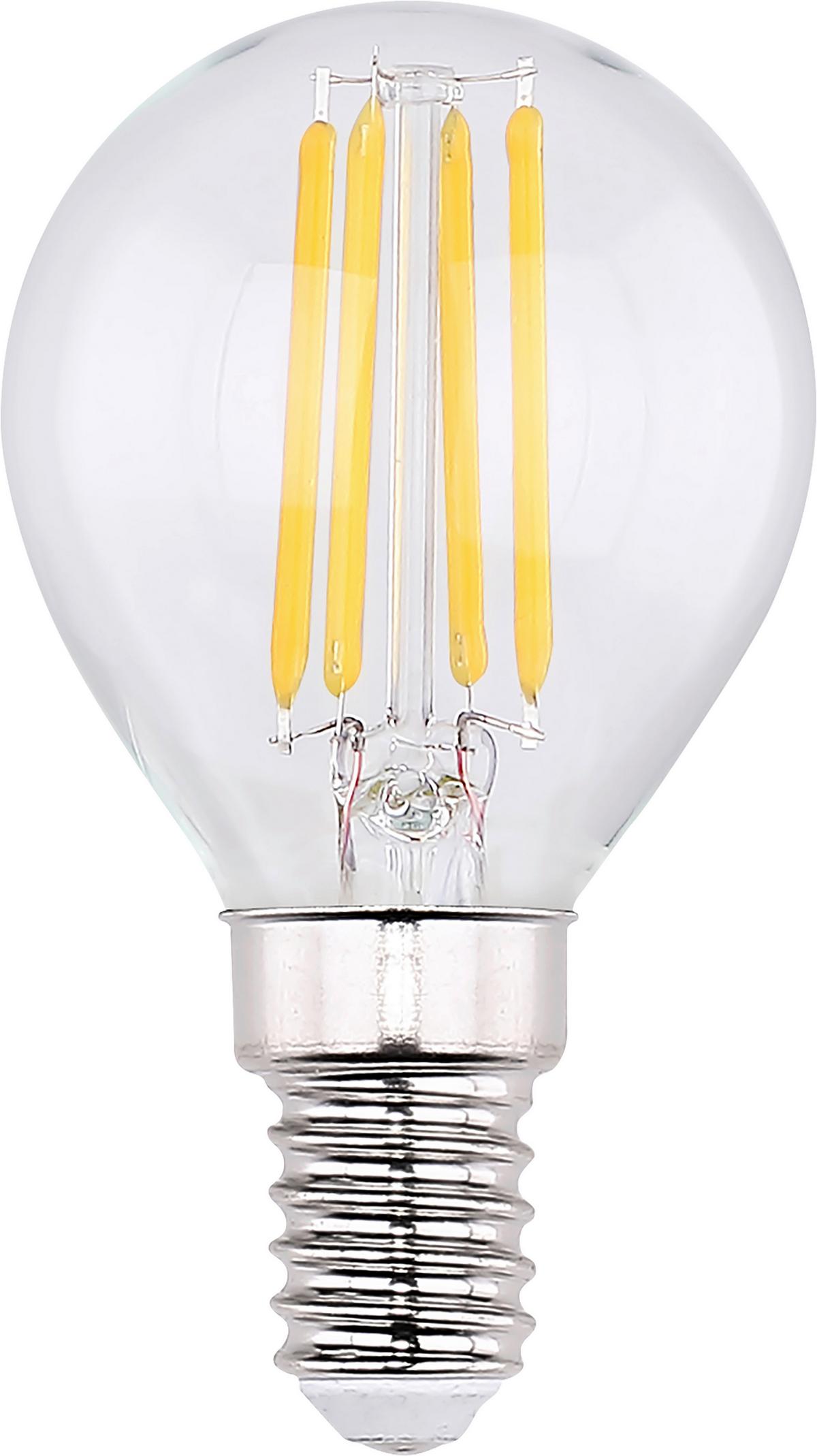 LED žiarovka 10589-3 max. 4 Watt - číra, sklo (4,5/7,8cm) - Mömax