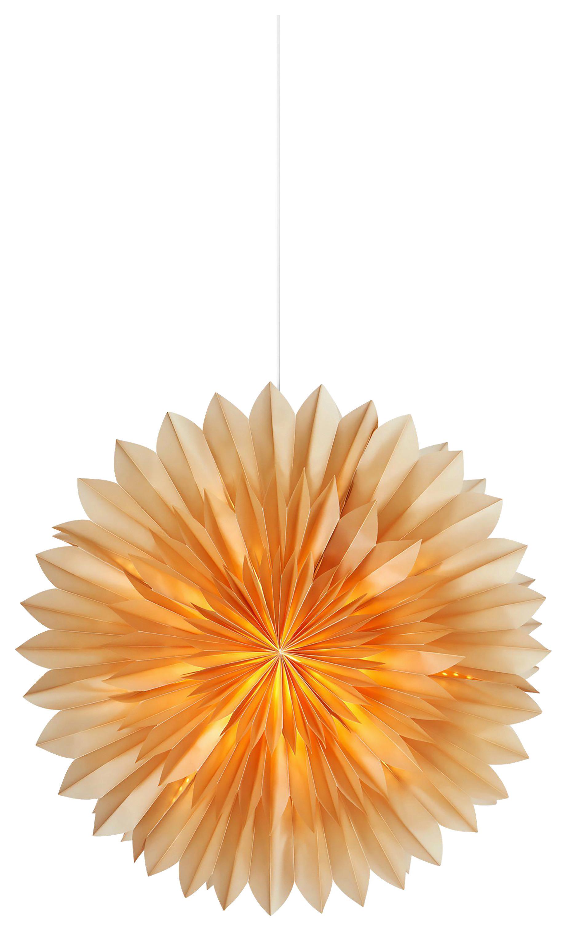 LED-Dekoleuchte Solina Pendant Star 60 Amber - Bernsteinfarben, Basics, Papier (58/58/16cm) - Markslöjd