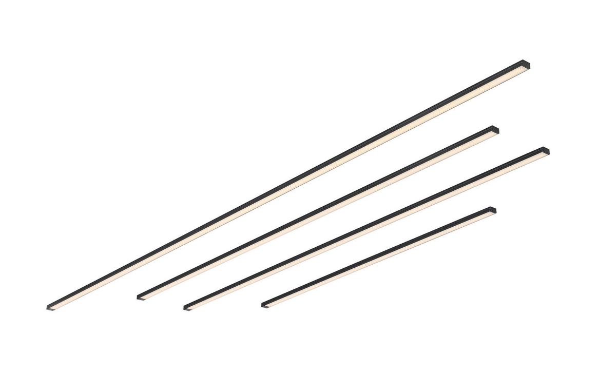 LED-Leuchtkasten Numik Schwarz max. 33 Watt - čierna, Modern, plast (50/75/100/1,3/0,7cm) - Mömax