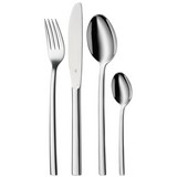 WMF Besteckset 24-Teilig Miami für 6 Personen - Edelstahlfarben, KONVENTIONELL, Metall - WMF