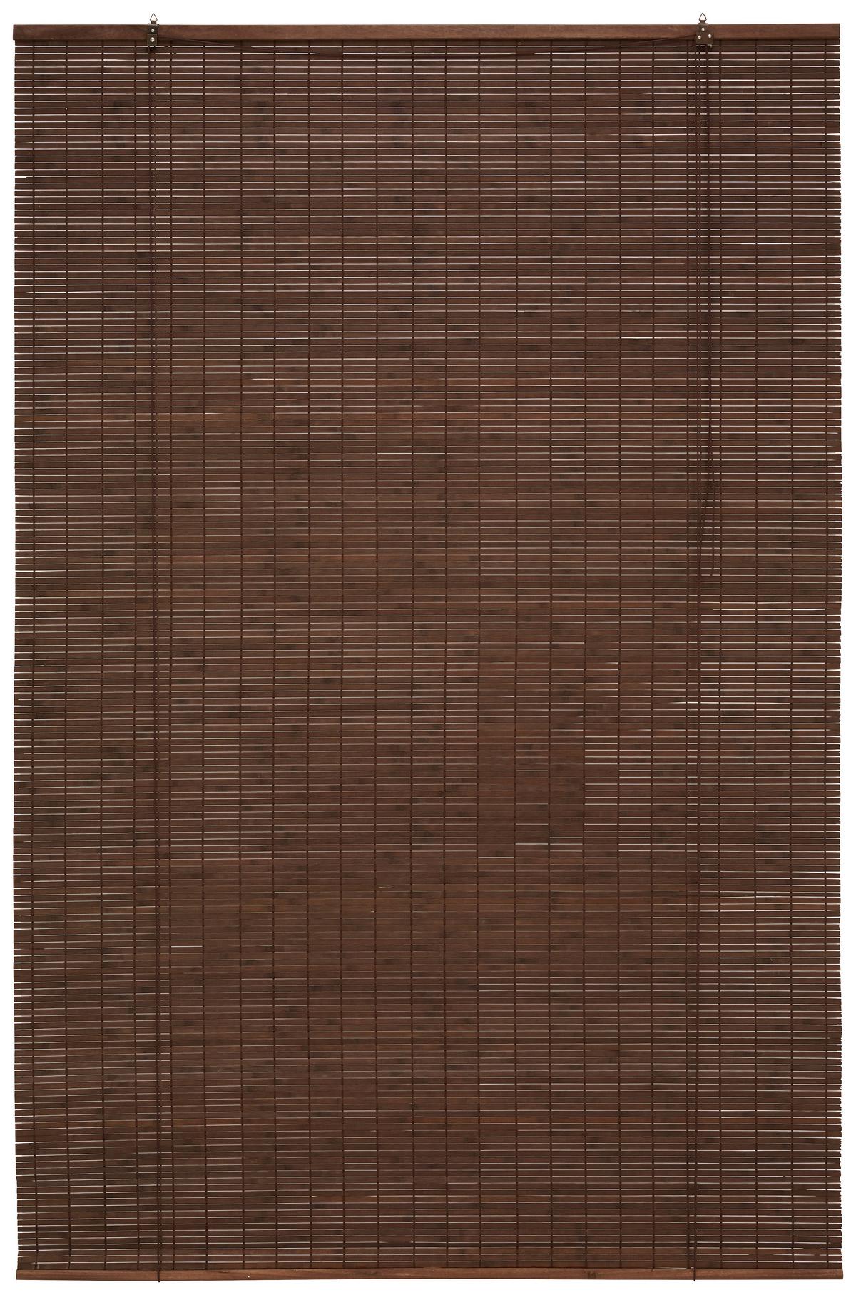 Roleta Woody, 120/180cm, tmavohnedá - tmavohnedá, Lifestyle, drevo (120/180cm) - Modern Living