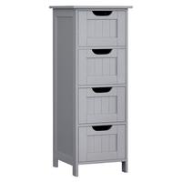 Midischrank Floor Cabinet - Grau, MODERN, Holzwerkstoff (30/82/30cm) - MID.YOU