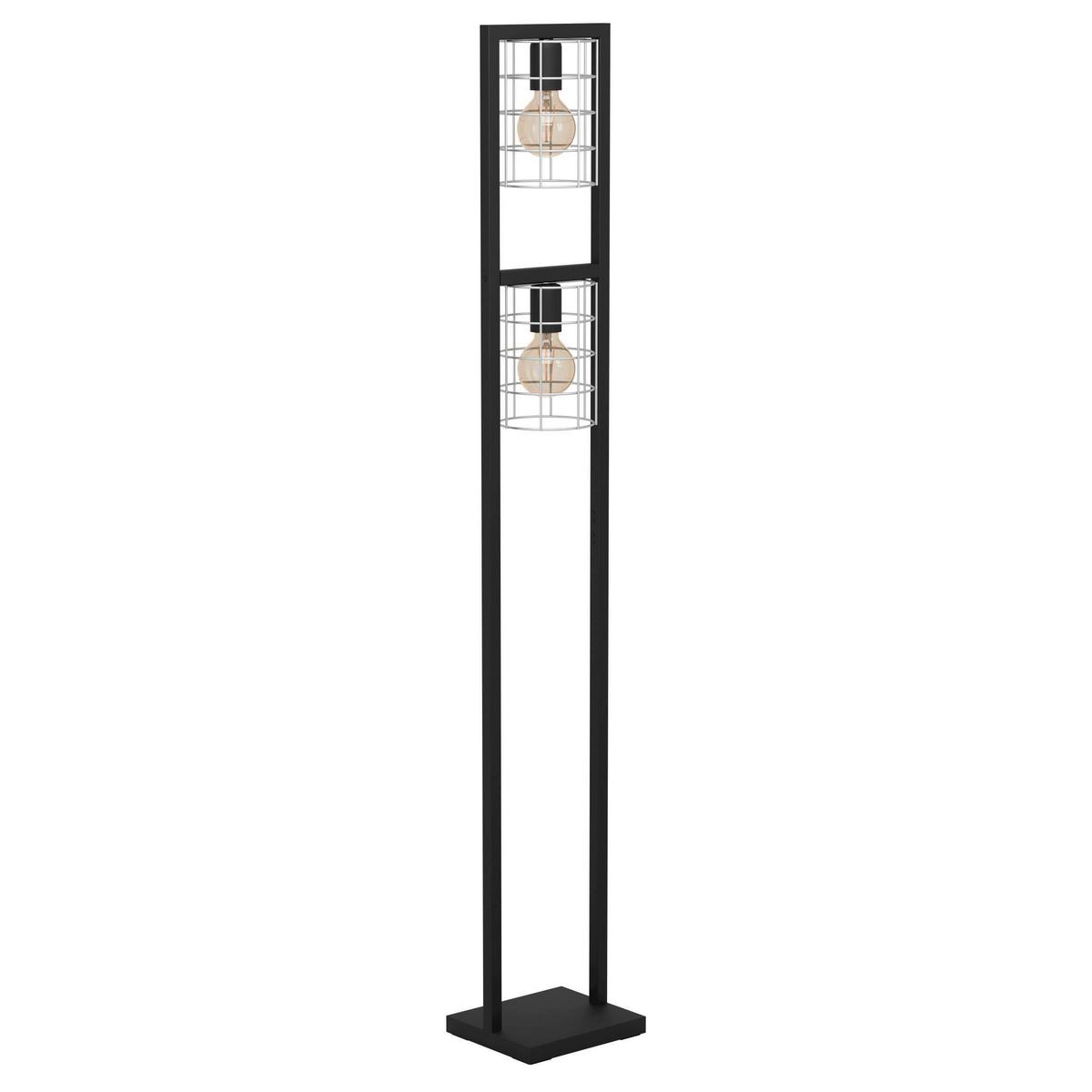 Stehleuchte 43666 'jubily - Schwarz, Design, Metall (22/14,5/145,5cm) - Eglo