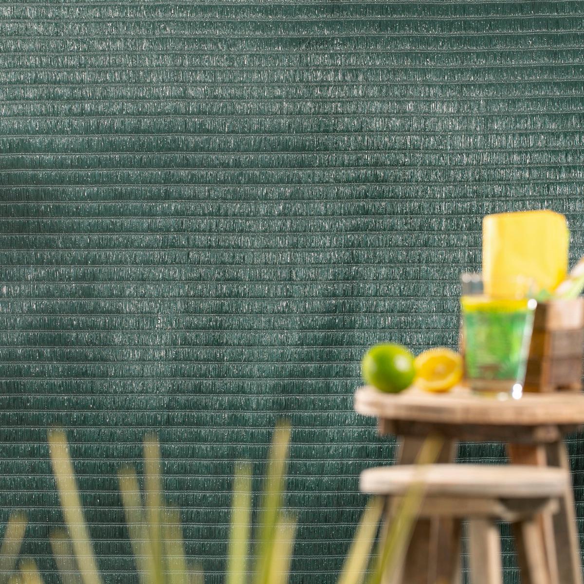 Sichtschutz Raffia Grün 90x300 cm - Grün, Basics, Kunststoff (90/300cm)