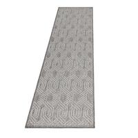Läufer Aruba - Grau, Design, Textil (80/250cm)
