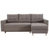 Ecksofa Asti Hellbraun S: 232x141x cm - Hellbraun, Design, Textil (232/141cm) - MID.YOU