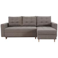 Ecksofa Asti Hellbraun S: 232x141x cm - Hellbraun, Design, Textil (232/141cm) - MID.YOU