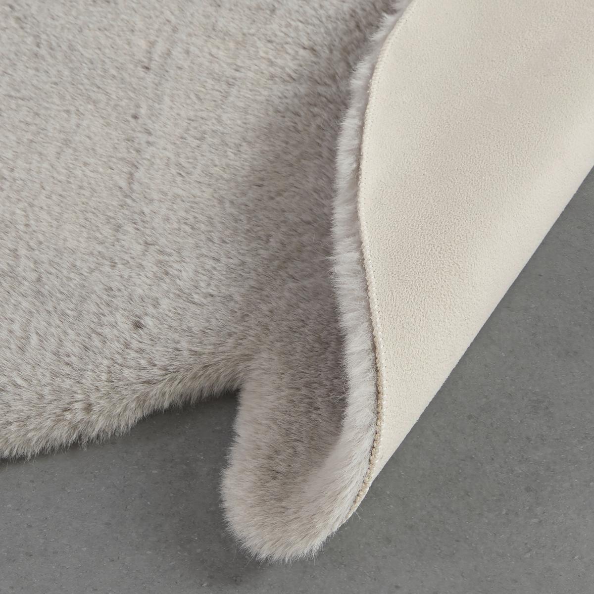 UMĚLÁ KOŽEŠINA Marlene, 90/60cm, šedá - šedá, kožešina/textil (90/60cm) - Modern Living